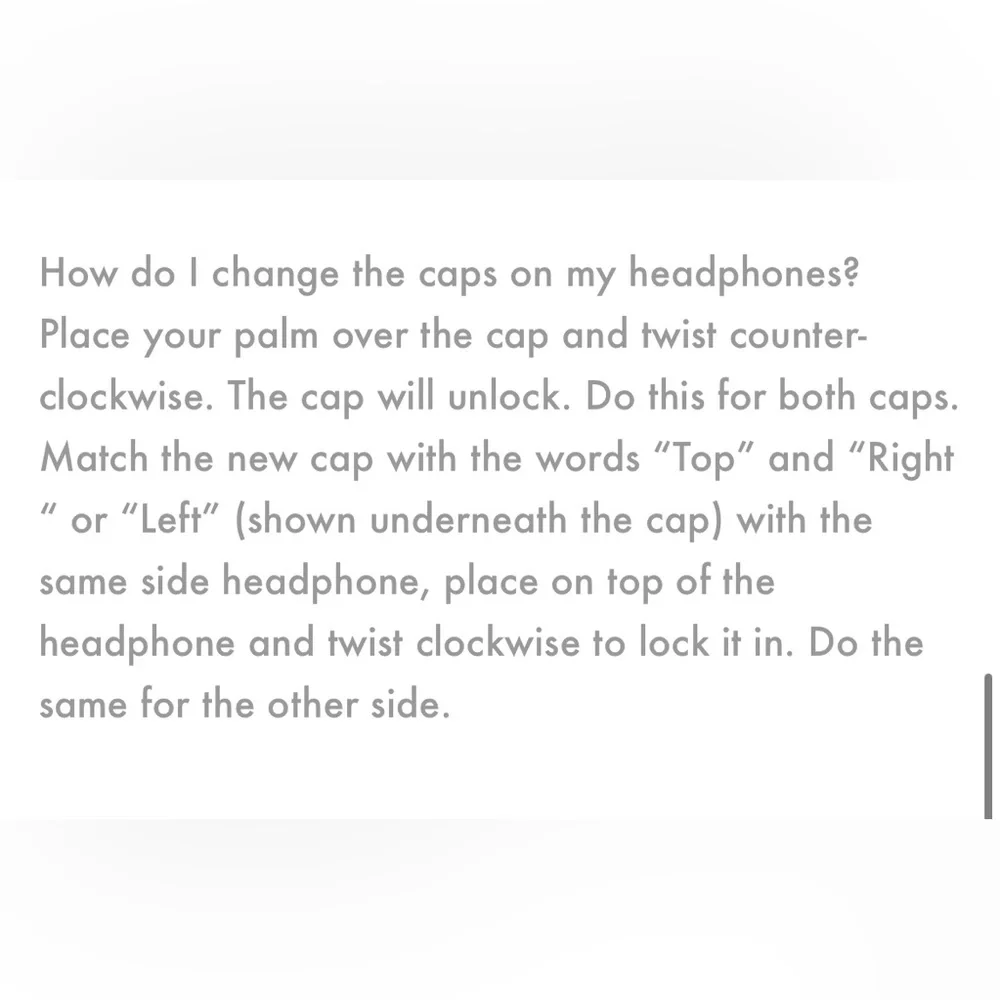 Frends Rose Gold Headphones with 3 Bonus Caps Sets - Picture 12 of 12